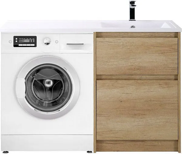Мебель для ванной BelBagno Kraft-LVD 120 напольная правая rovere nebrasca nature фото 11