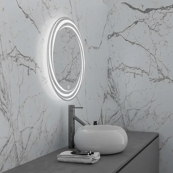 Зеркало Grossman Arma 80x80 158080 с подсветкой фото 3