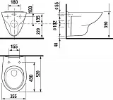 Унитаз с инсталляцией и кнопкой смыва Roca Mateo 893100010 фото 7