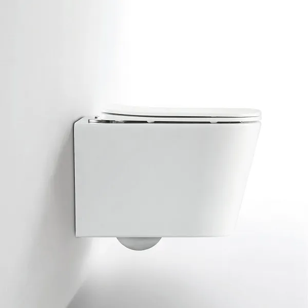 Унитаз подвесной Iberica Blanca Toledo IB.TLM.234.1B1 безоободковый с микролифтом фото 1