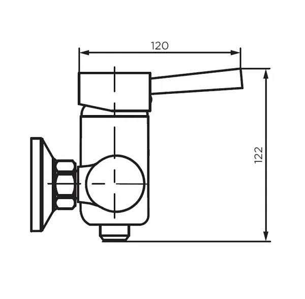 Смеситель Dorff Logic D3020000SS для душа фото 4