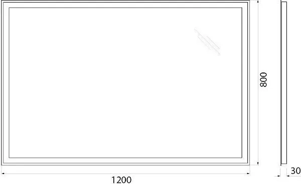 Зеркало BelBagno SPC-GRT-1200-800-LED-BTN фото 8