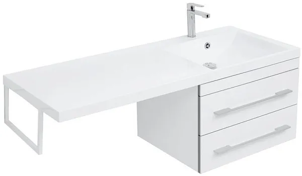 Тумба с раковиной Aquanet Верона 120 239946 подвесная фото 2