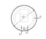 Зеркало Viant Мюнхен 70x70 4630160923886 с подсветкой фото 4