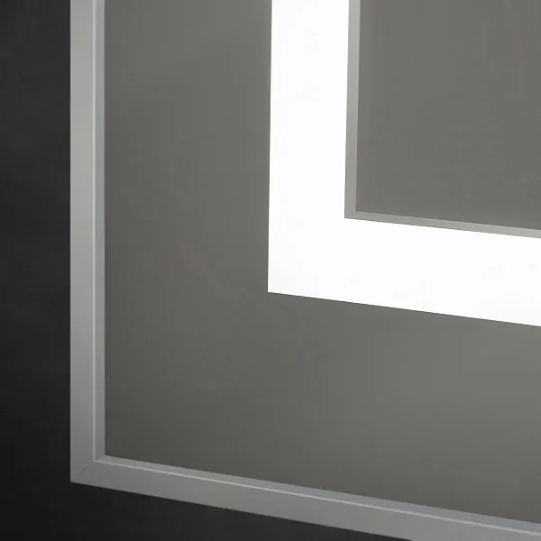 Зеркало BelBagno Kraft 90x80 SPC-KRAFT-900-800-SENS-AL с подсветкой фото 6