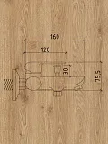 Смеситель для ванны с душем Watersense Mia W00331 фото 3
