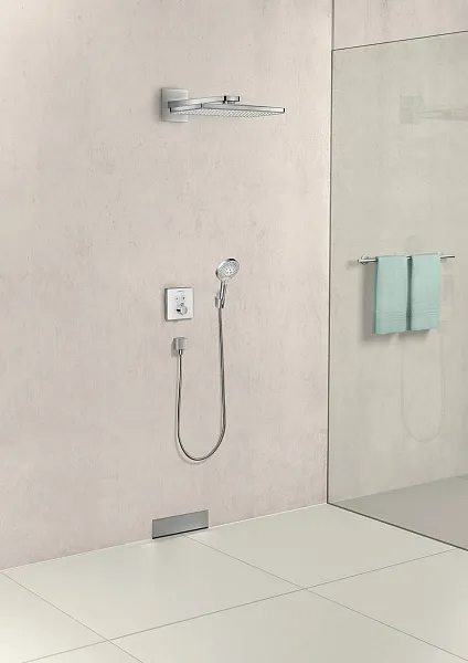 Термостат Hansgrohe ShowerSelect Glass 15738400 для душа с внутренней частью фото 2