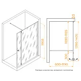 Душевая перегородка RGW Walk In 351005413-16 фото 5