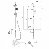 Душевой комплект Villeroy & Boch Embrace TVS1082000461 фото 2