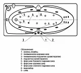 Акриловая ванна Aquatek Европа 180x80 EVR180-0000041 слив слева вклеенный каркас фото 7