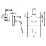 Встраиваемый смеситель PAINI Bari RTCR690 фото 3