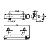 Смеситель для душа PAINI Arena 92CR511TH фото 4