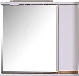 Зеркало-шкаф ASB-Mebel Марко 80x74 10718 с подсветкой правое фото 1