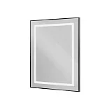 Зеркало BelBagno Kraft 70x80 SPC-KRAFT-700-800-SENS-NERO с подсветкой фото 1