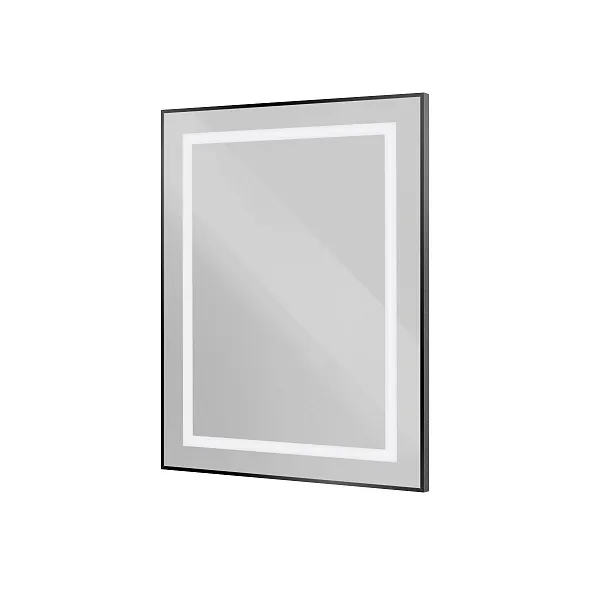 Зеркало BelBagno Kraft 70x80 SPC-KRAFT-700-800-SENS-NERO с подсветкой фото 1