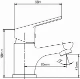 Смеситель Dorff Norma D1002100 для раковины фото 2