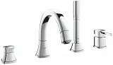 Смеситель Grohe Grandera 19936000 на борт ванны фото 1