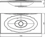Мебельная раковина Florentina Гармония 100 10.030.01000.001 фото 2