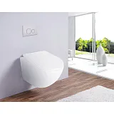 Унитаз Azario Pro CS-1049SB подвесной безободковый с сиденьем микролифт фото 12