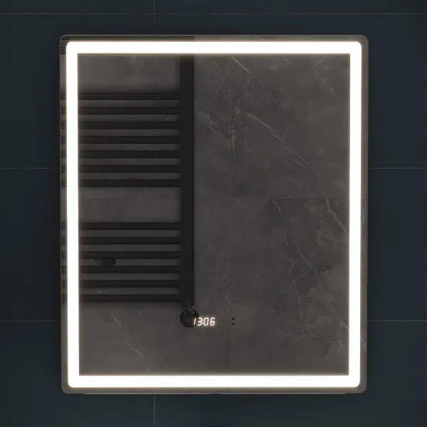 Зеркало Vigo Geometry Luxe 70x60 4630297361834 с подсветкой фото 3