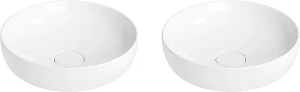 Раковина Wellsee Chalice Perfection 42 см комплект из 2 шт 150601001 белая фото 1