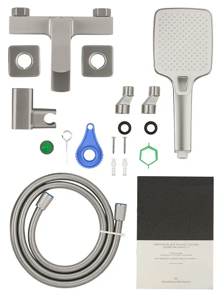 Смеситель для ванны с душем Wonzon & Woghand FORZA WW-639031-1-BN фото 6