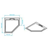 Душевой поддон RGW STA 16330599-04 фото 5