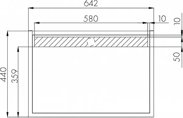 Столешница Акватон Лофт фабрик 65 1A242903LTDY0 фото 4
