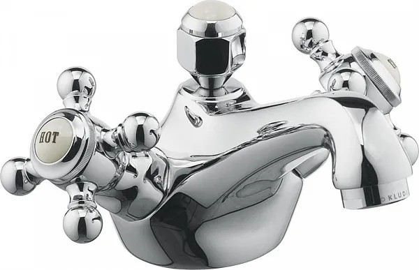 Смеситель Kludi Adlon 510120520 для раковины с донным клапаном фото 1
