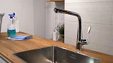 Смеситель Hansgrohe Metris M71 14823000 для кухонной мойки фото 2