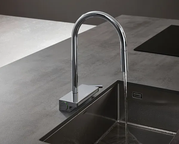 Смеситель Hansgrohe Aquno Select M81 73837000 для кухонной мойки фото 4