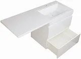 Тумба с раковиной Style Line Даллас 130 подвесная правая фото 5