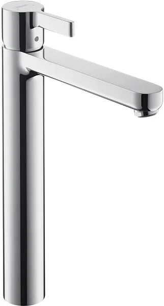 Смеситель Hansgrohe Metris S Highriser 31022000 для раковины-чаши с донным клапаном фото 1