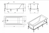 Акриловая ванна Roca Easy 150х70 ZRU9302904 фото 4