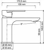 Смеситель WasserKRAFT Mindel 8503 для раковины фото 7