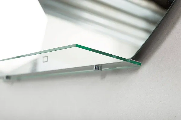 Зеркало BelBagno 100x100 SPC-RNG-1000-LED-TCH-MENS с подсветкой с полочкой фото 4