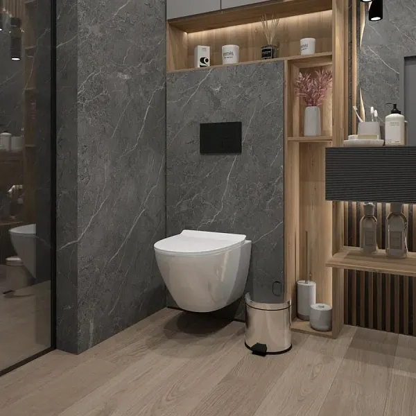 Унитаз подвесной Teymi Milana Pro Vortex W00159 подвесной безободковый с микролифтом фото 5