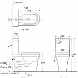 Бачок для унитаза Aquanet Nova-C2 203339 фото 2