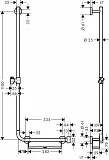 Душевая штанга Hansgrohe Unica 26403400 фото 2