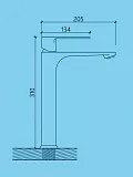 Смеситель для раковины Watersense Amelia W00348 фото 3