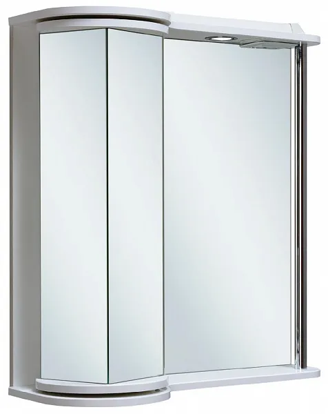 Зеркало-шкаф Runo Секрет 75х75 00000000898 левое с подсветкой фото 1