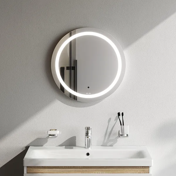 Зеркало AM.PM X-Joy 50x50 M85AMOX0501WG с подсветкой фото 2