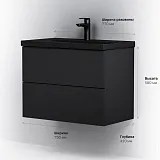 Тумба Am.Pm Gem 75 см M90FHX07522BM фото 2