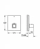 Термостат Grohe Grohtherm Cube 19961000 для ванны с душем фото 2