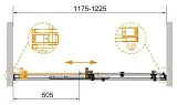 Душевая дверь CEZARES STYLUS-SOFT STYLUS-SOFT-BF-1-120-C-Cr фото 2