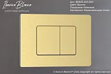 Система инсталляции Iberica Blanca Inox-C IB001.115 с клавишей смыва золото матовой и шумоизоляцией фото 9
