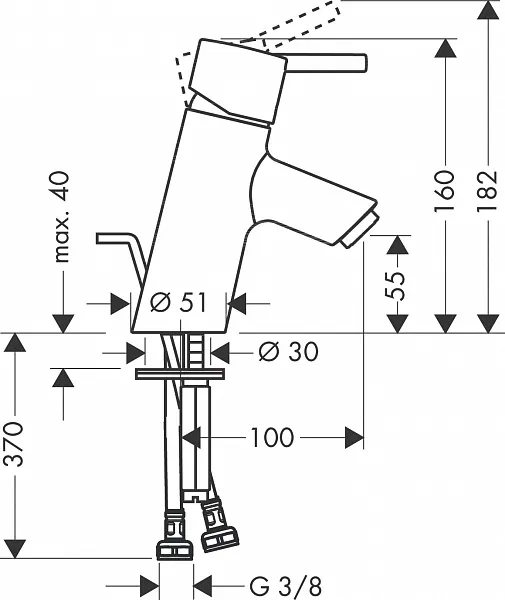 Комплект смесителей Hansgrohe Talis S 3242000/3202000 2 в 1 фото 5