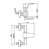 Смеситель для душа PAINI Angel ANCR511LMKM фото 6