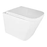 Унитаз Azario Teramo AZ-0052-UQ1 подвесной безободковый с сиденьем микролифт фото 1