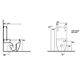 Унитаз-моноблок KERASAN Flo А0002320309 фото 1
